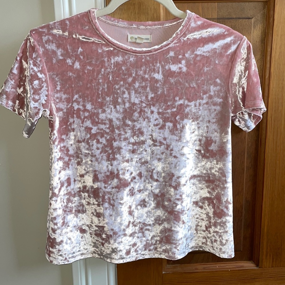 Tucker + Tate crushed velvet girl’s top.